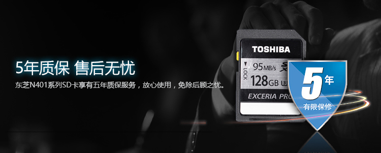 东芝（TOSHIBA）SD卡 32GB 读95MB/s写75MB/s相机存储卡（THN- N401S0320C4）