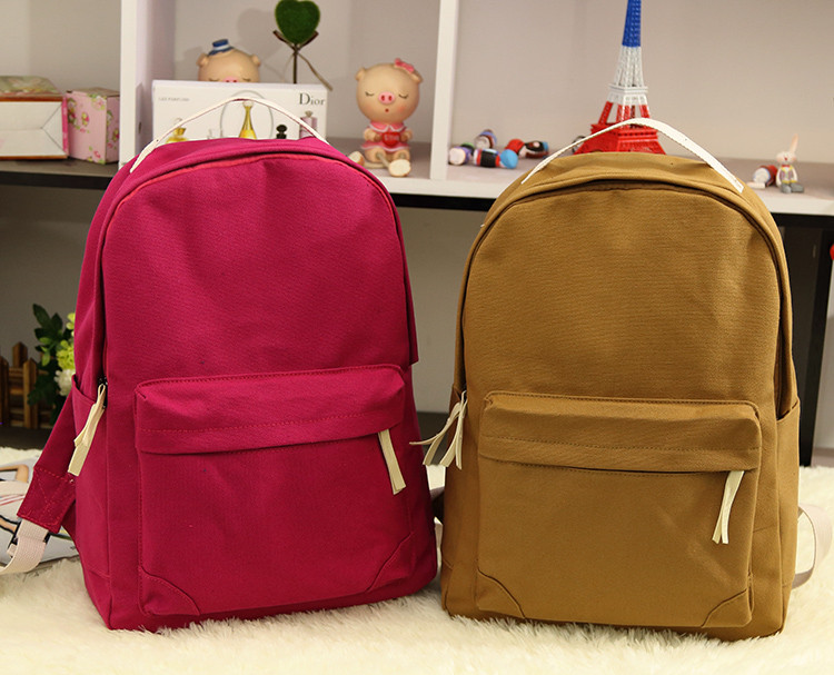 阿笑书包双肩包女初中小学生大容量韩版学院风