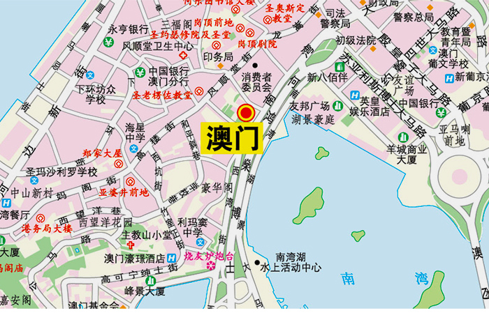中华人民共和国分省系列地图:澳门特别行政区地图(加盒)新版
