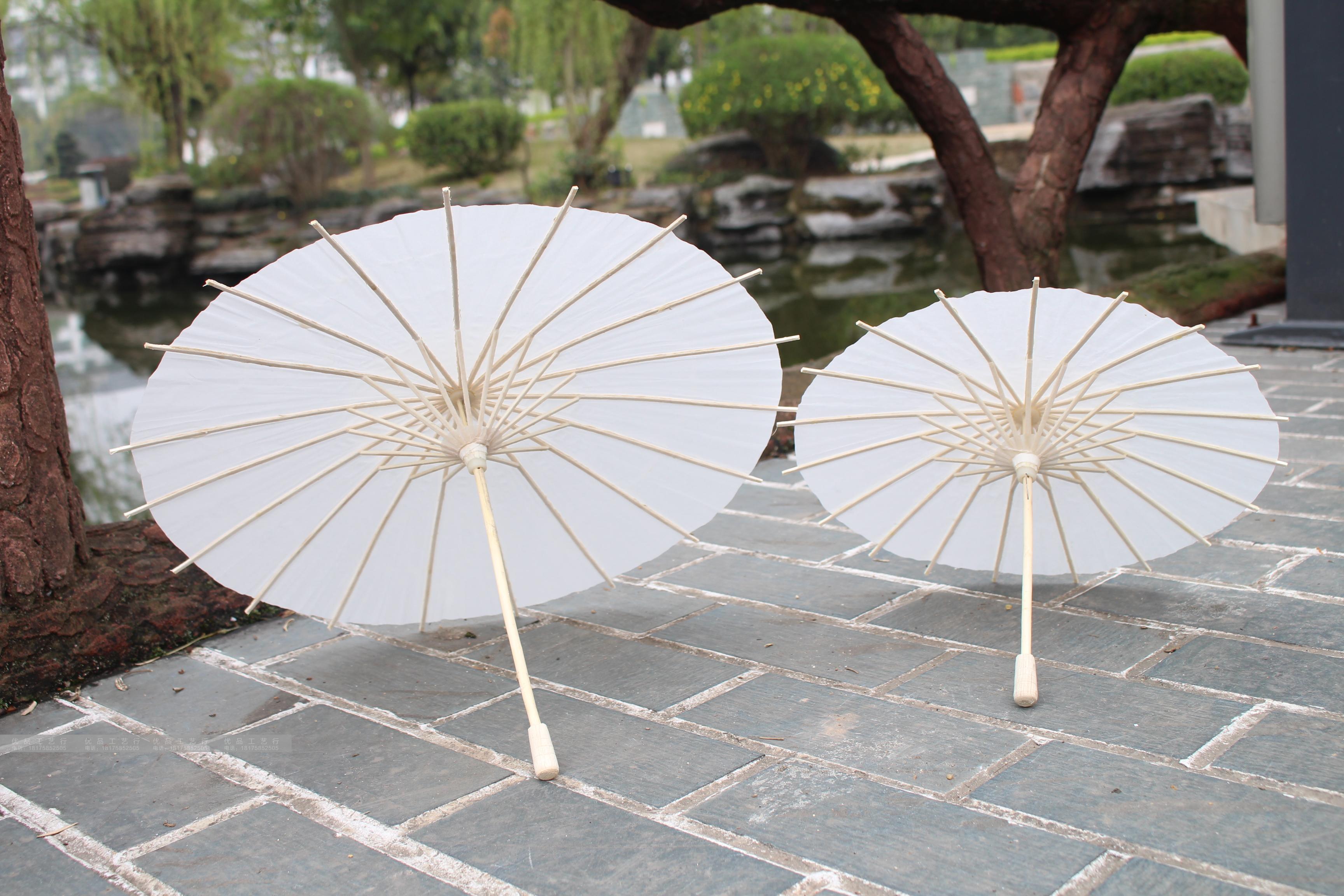 古风cos红白樱花油纸伞直径110