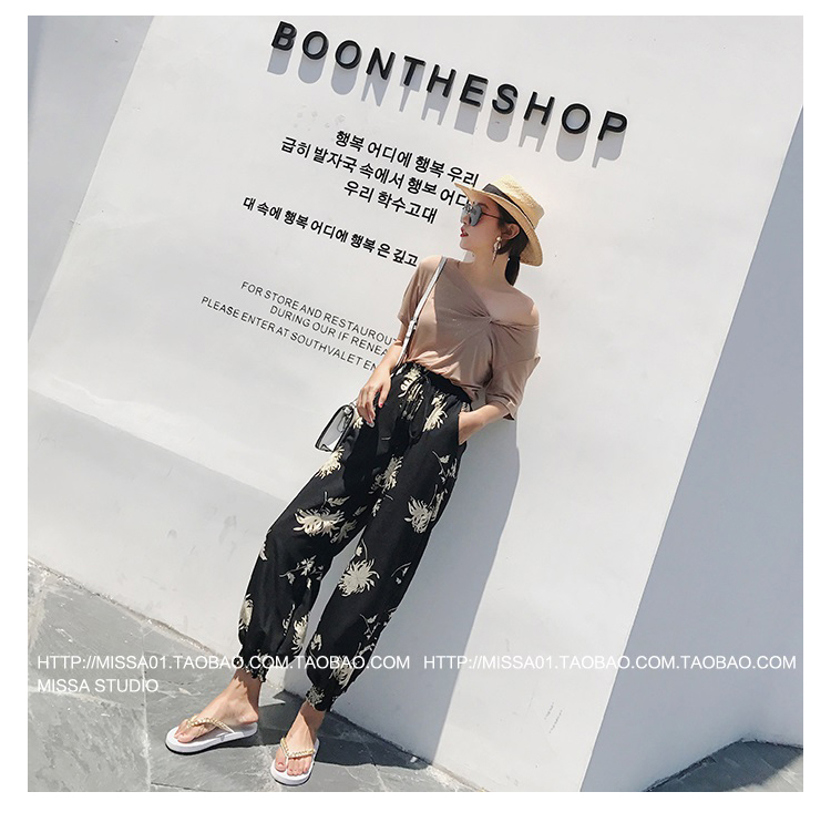 mtiny米莎设计感半漏肩复古港味chic短袖学生韩范t恤女夏装小心机上衣