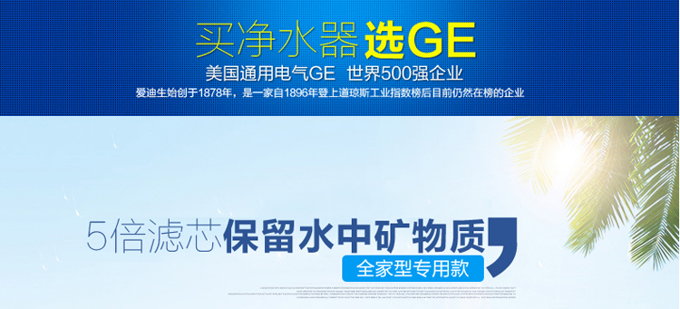 ge(美国通用电气)atsgold家用直饮净水器