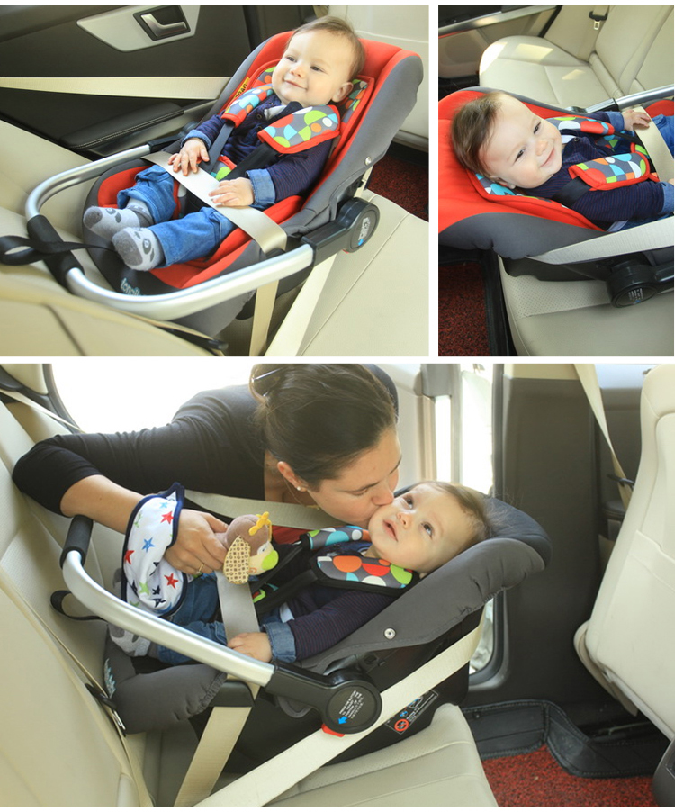 童佳贝贝 TJ501（铝把手） 汽车儿童安全座椅 0-13KG （0-15个月） 赠送车贴 炫闪银