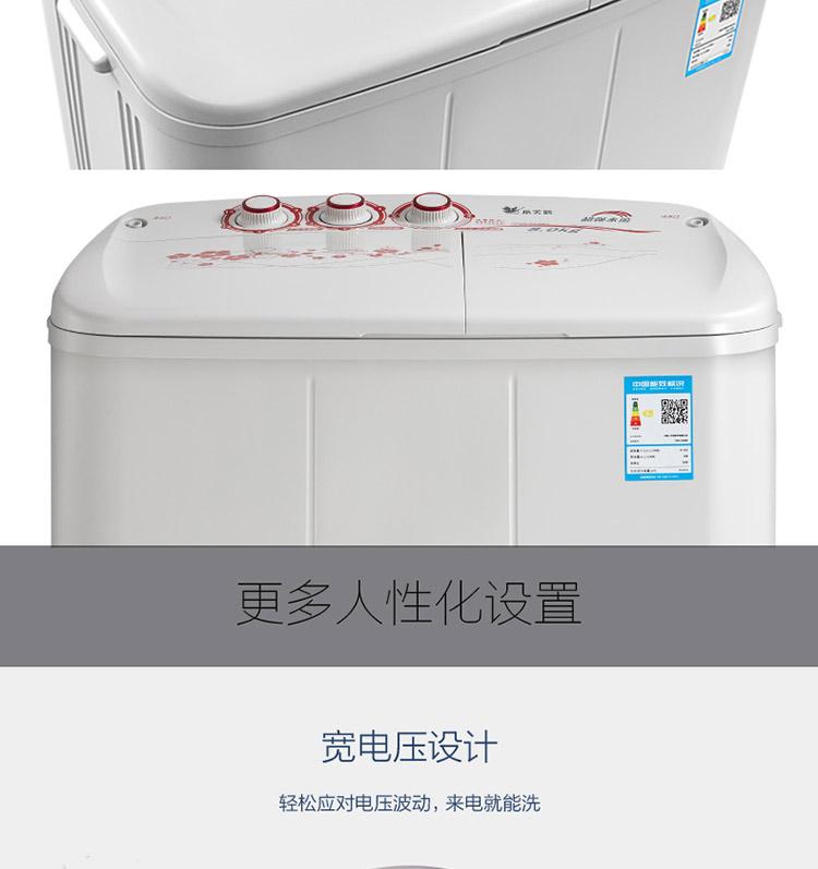 小天鹅(Little Swan)TP80-DS905 8公斤双桶洗衣机