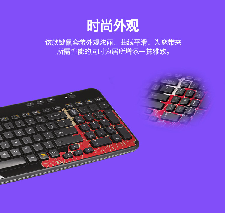 罗技（Logitech）MK365无线键鼠套装 黑色（920-003624）