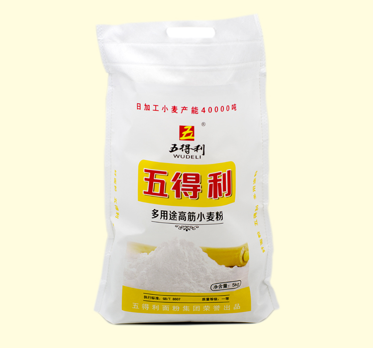 苏宁易购超市五得利多用途高筋小麦粉高筋粉5kg