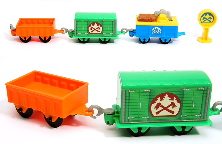 CDY27托马斯和朋友电动系列之提茅斯伐木火车厢配件男孩火车玩具