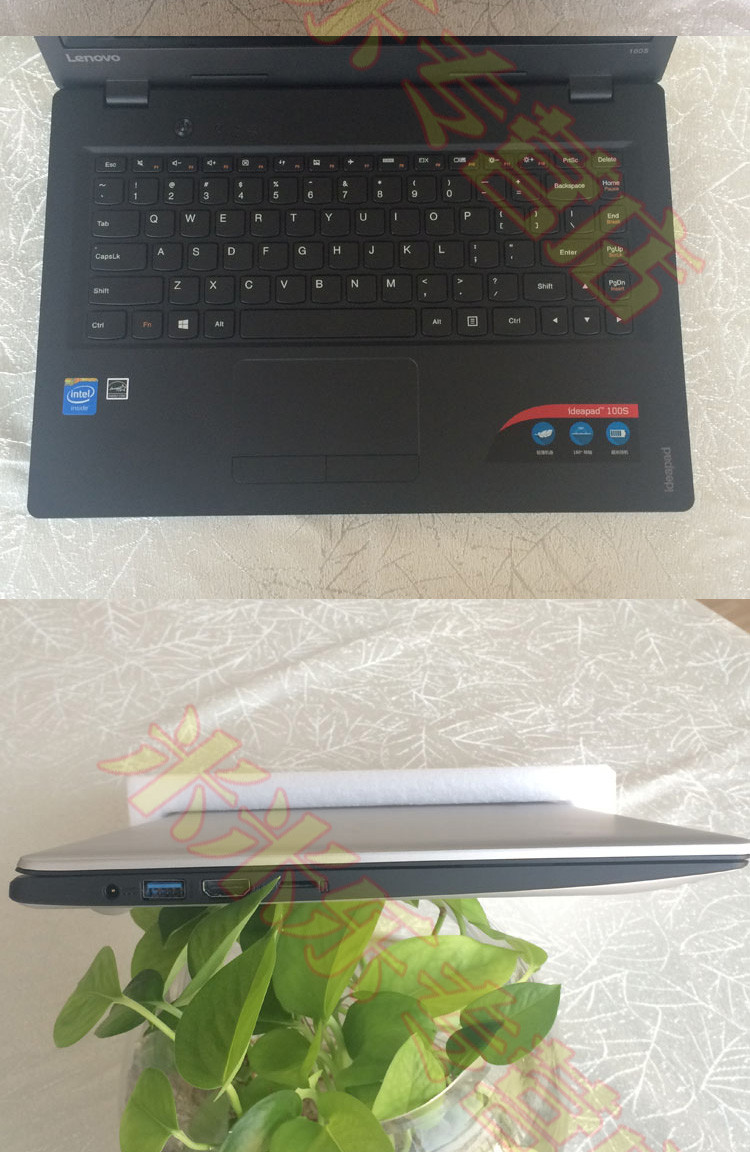 联想lenovo100s14ibr14英寸笔记本n31504g128g固态硬盘集显win10银色