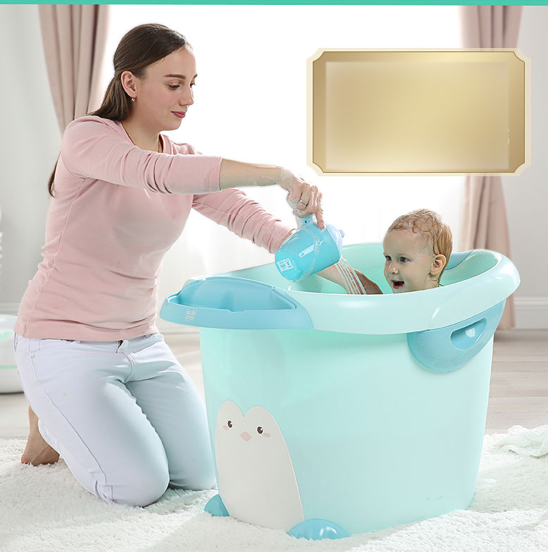 新生儿浴盆宝宝洗澡桶儿童浴桶婴儿小孩泡澡沐