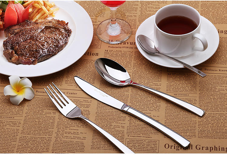 MAXCOOK美厨不锈钢刀叉勺餐具四件套西餐餐具简约系列 MCGC-160
