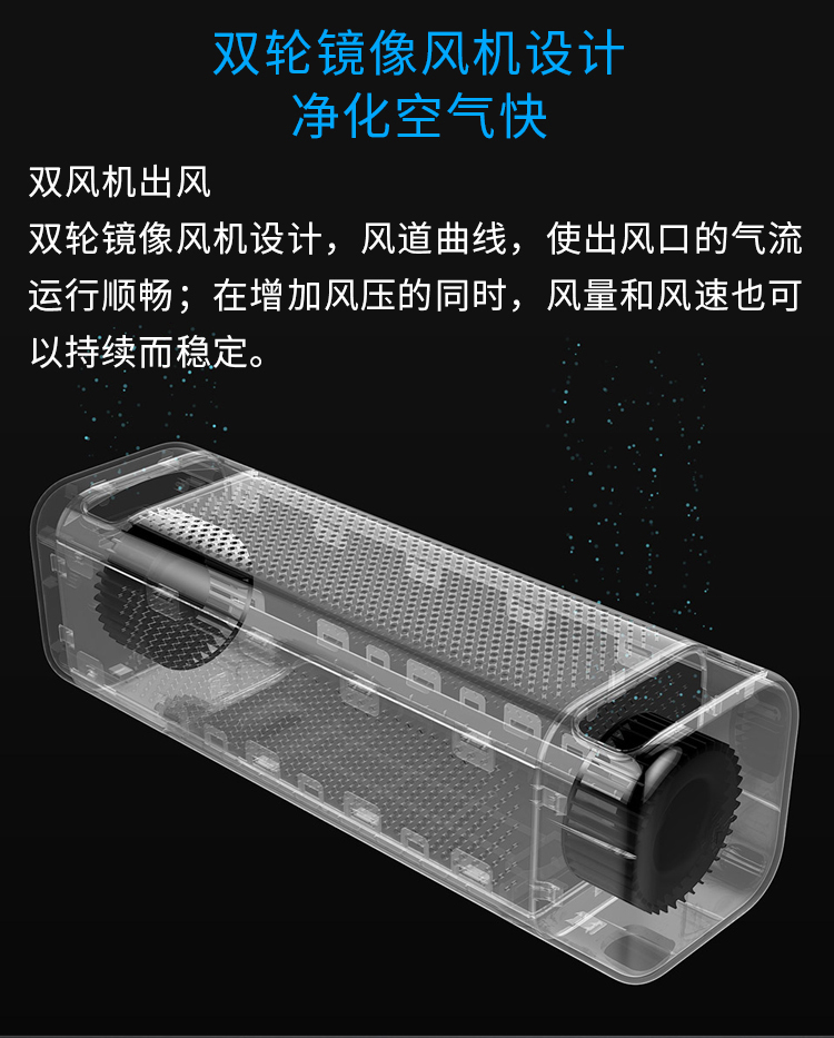 小米(MI)车载空气净化器智能米家空气净化器除