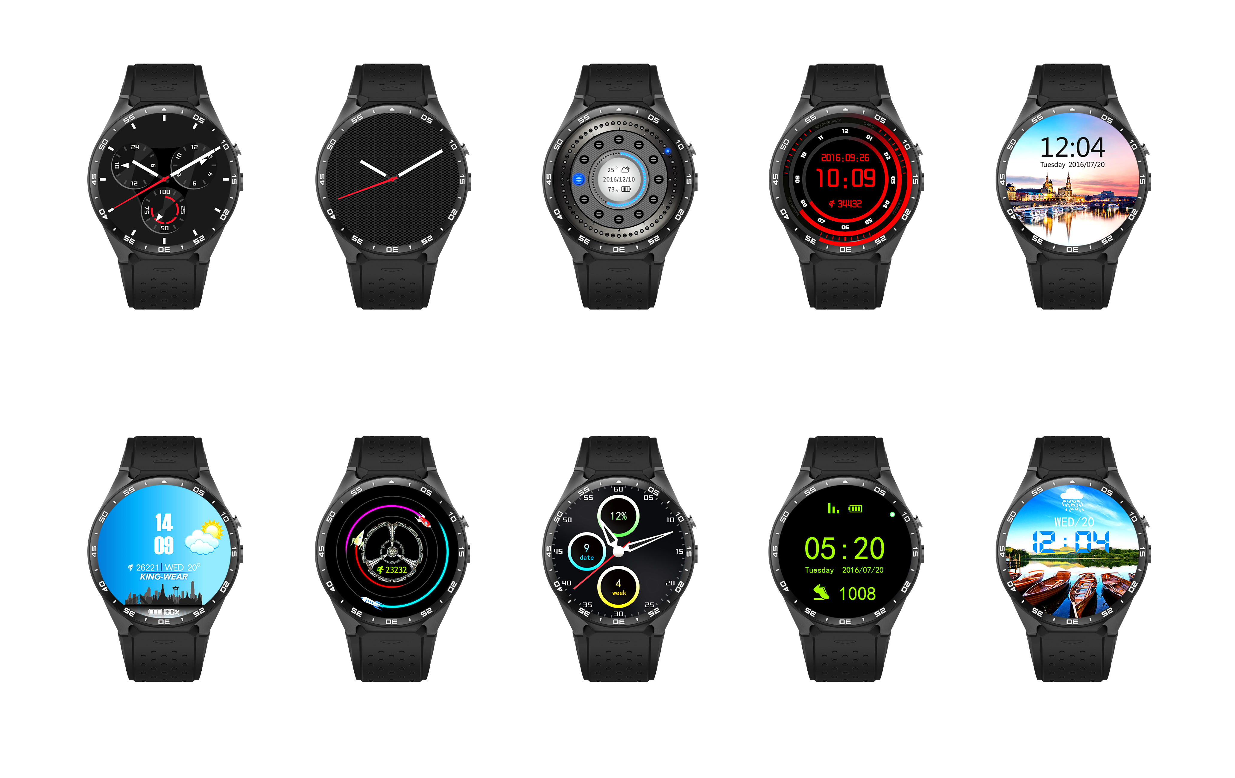 Bareas KW88 智能手表 手腕上的智能手机 50