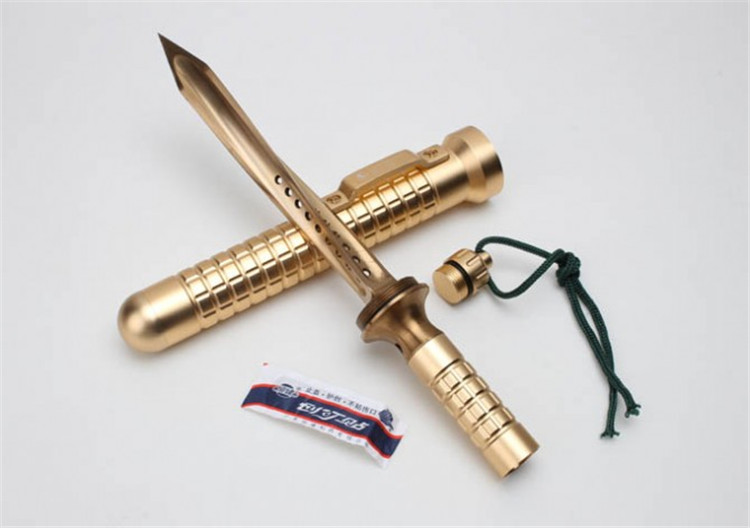 微技术特战队螺旋三棱刀户外野营丛林刀棍刺防