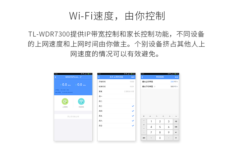 TP-LINK TL-WDR7300 AC1750双频无线路由器