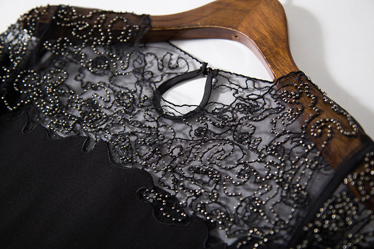 情吻缘欧洲站2017春夏季新款修身中长款针织