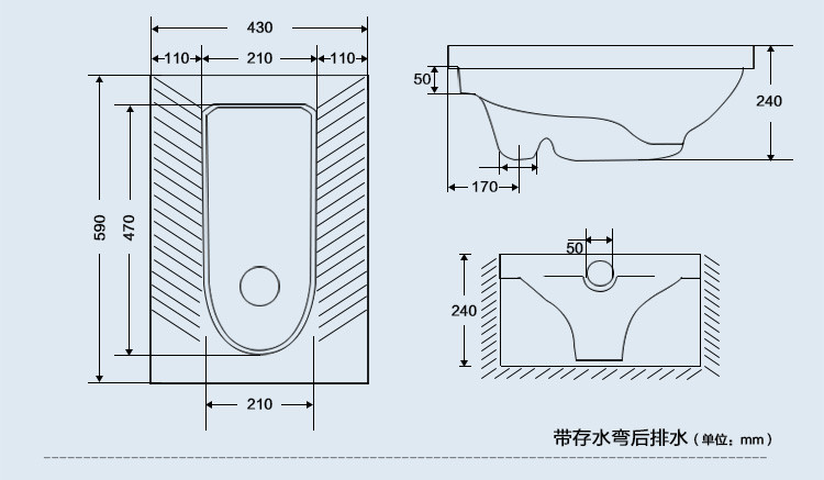 欧吉美 蹲便器防臭正品卫浴蹲坑 高档工地 蹲坑 蹲厕 蹲式便器 4039无