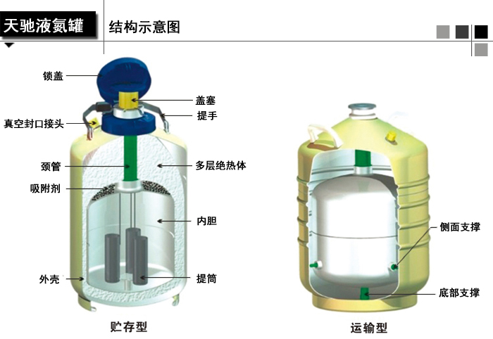 液氮罐升液氮桶3升6升20升2升30l分子冰淇淋生物容器瓶