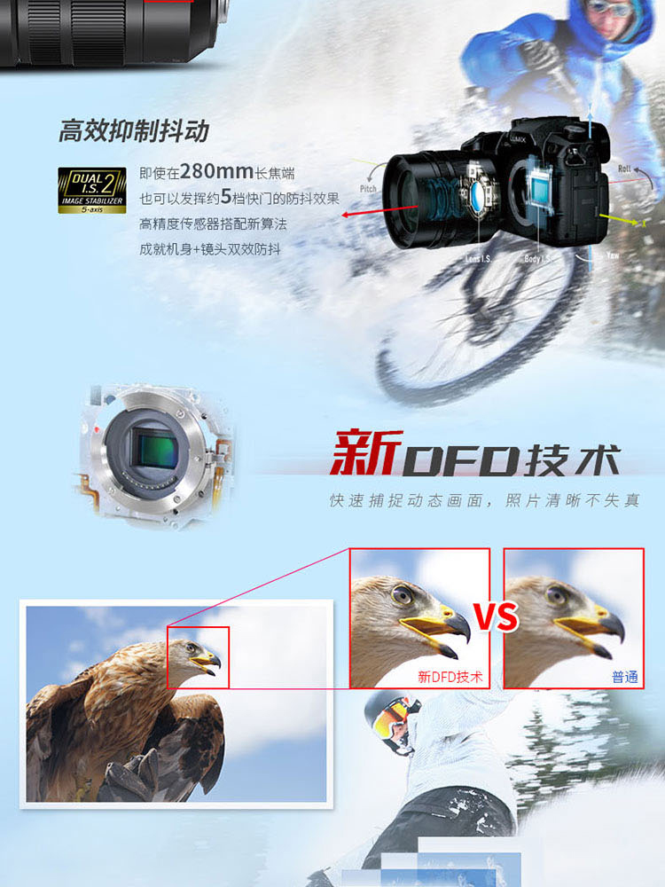 松下（Panasonic）DC-GH5GK微单相机 机身+H-HSA12035GK( 12-35mm/F2.8)二代镜头