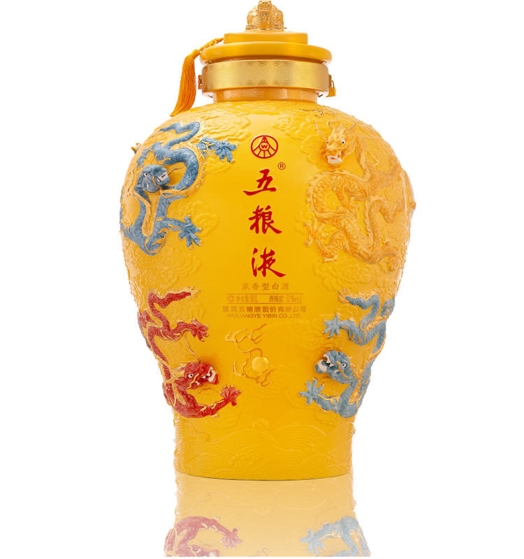 五粮液(wuliangye)白酒 五粮液 九龙坛 珍藏酒 50l*1坛 坛装 浓香型