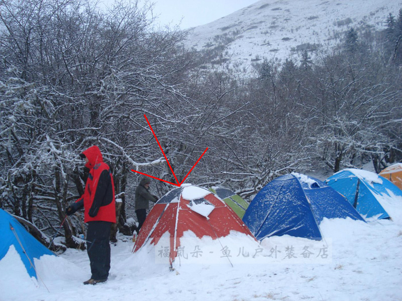 鱼儿户外 ㊣ 冷山2air(铝杆)双人双层帐篷 防大雨,大雪