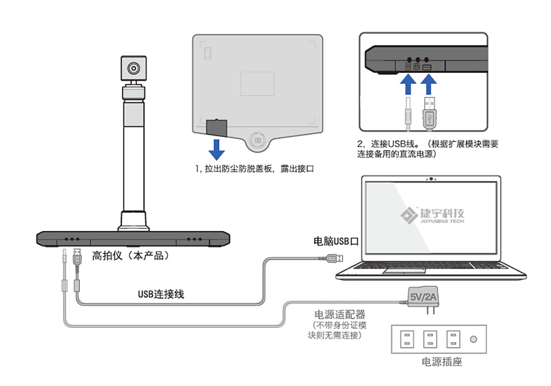 捷宇k系列高拍仪k12t