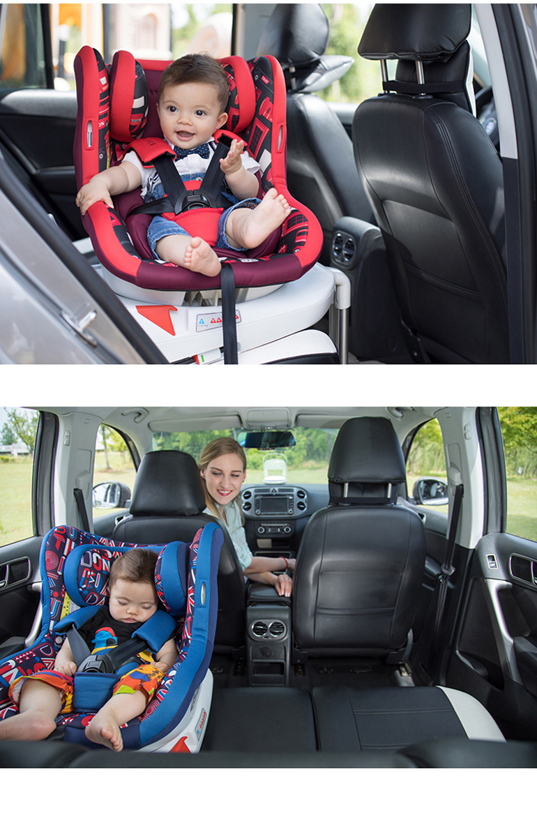 佰佳斯特（BESTBABY）汽车儿童安全座椅ISOFIX接口 BBC-A7（0-4岁）360°旋转 暗调黑森林
