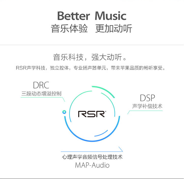 RSR DS420苹果音响iphonex/7/8ipad手机专用苹果基座充电音箱（黑色）