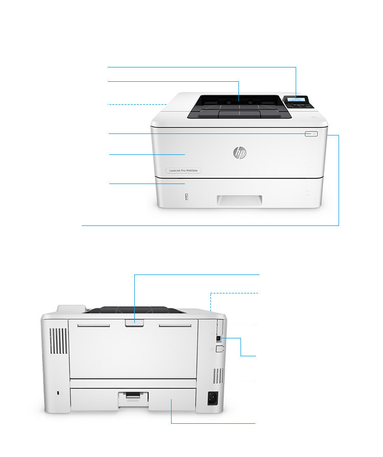 惠普（HP）LaserJet Pro 400 M403dw黑白激光打印机（优享服务）