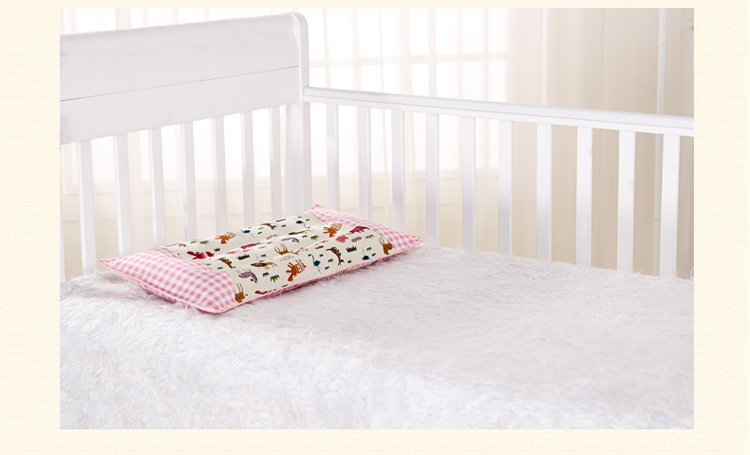 康康四季婴儿枕头加长0-3-6岁宝宝荞麦枕头纠