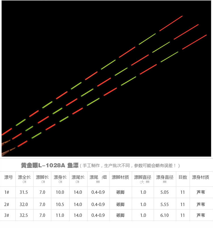 中天乐黄金眼l1028经典芦苇鲫鱼浮漂钓底鲫鱼漂浮标渔具预售黄金眼l