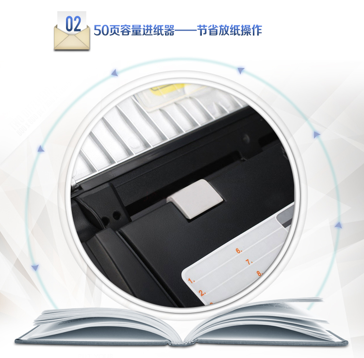 方正（Founder）Z30D扫描仪A4彩色高速双面自动进纸馈纸式扫描仪 黑色