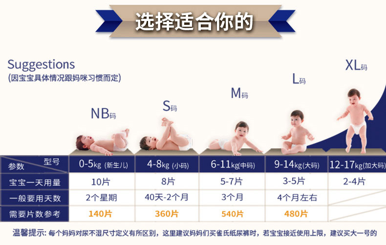 雀氏（chiaus）出口装柔润金棉纸尿裤干爽透气婴儿尿不湿XL58片（13kg-18kg）（国产）