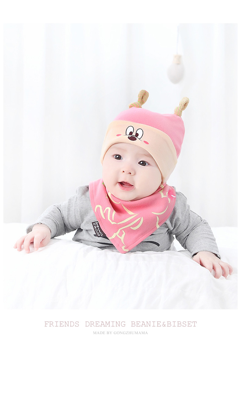 春秋冬0新生儿3胎帽6初生儿女童宝宝套头棉帽