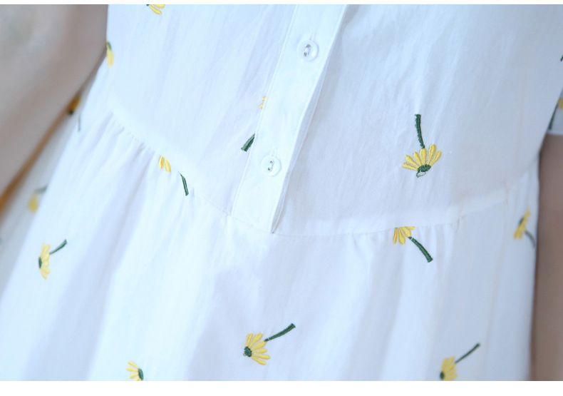 韩雪青青2017#新款孕妇夏季短袖小太阳花衬衫