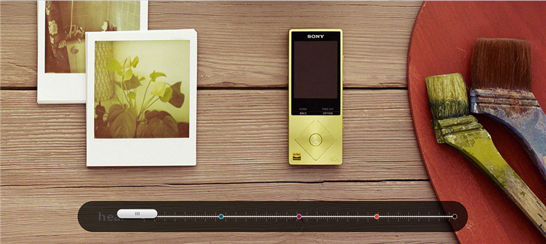 索尼(SONY)高解析度音乐播放器NW-A25HN(朱