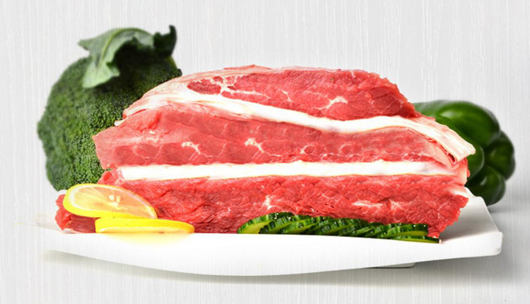 七果果 牛腩1kg 内蒙古新鲜牛肉 生鲜 半筋牛肉