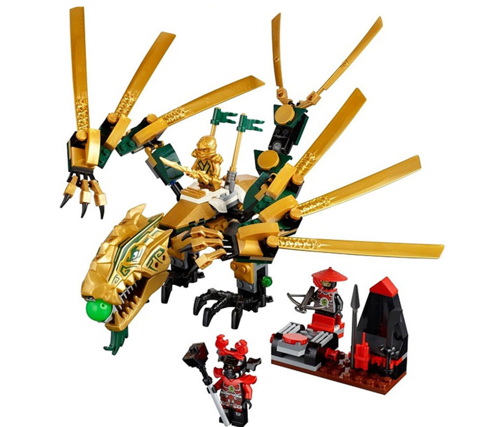 乐高lego the golden dragon 黄金神龙 幻影忍者系列 70503 拼装玩具