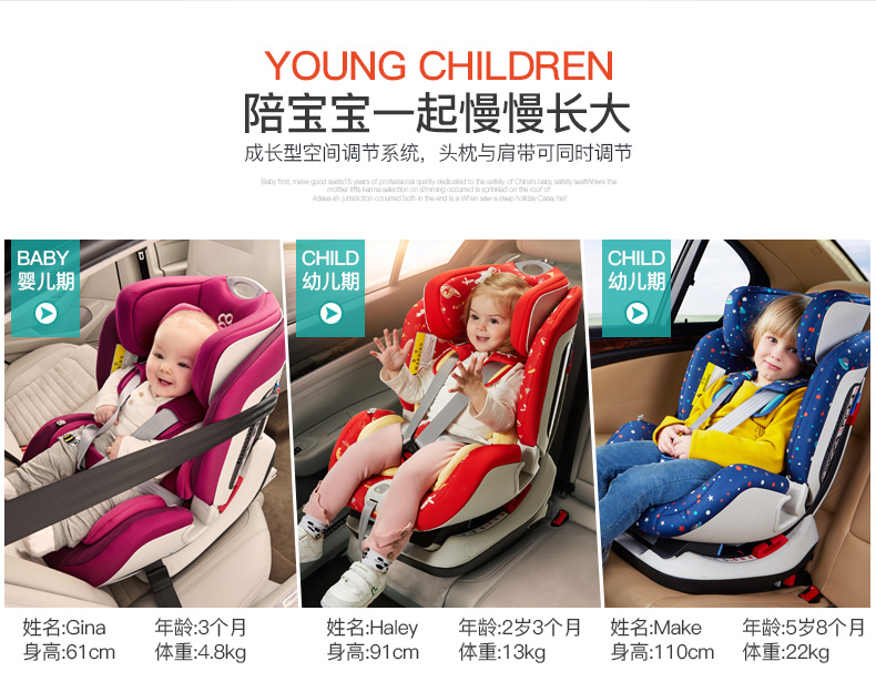 宝贝第一（Babyfirst） 宝宝汽车儿童安全座椅isofix接口 太空城堡适合0-25KG 约0-6岁 宝塔蓝