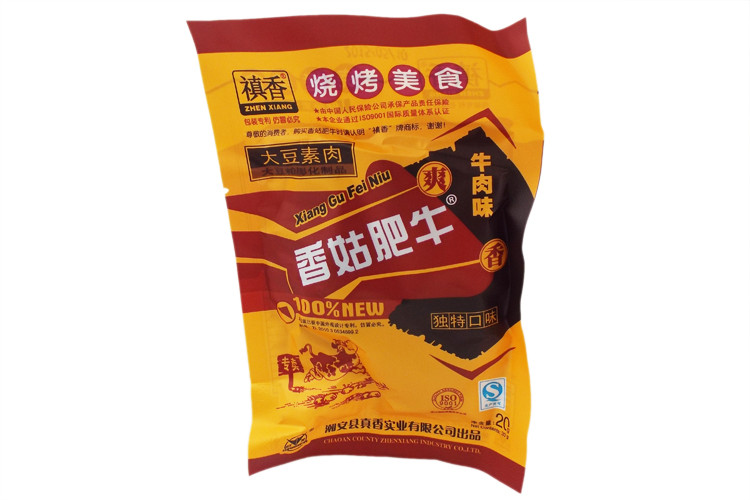禛香香菇肥牛牛肉味 20g×30包 包装 休闲美味素食 广东特产