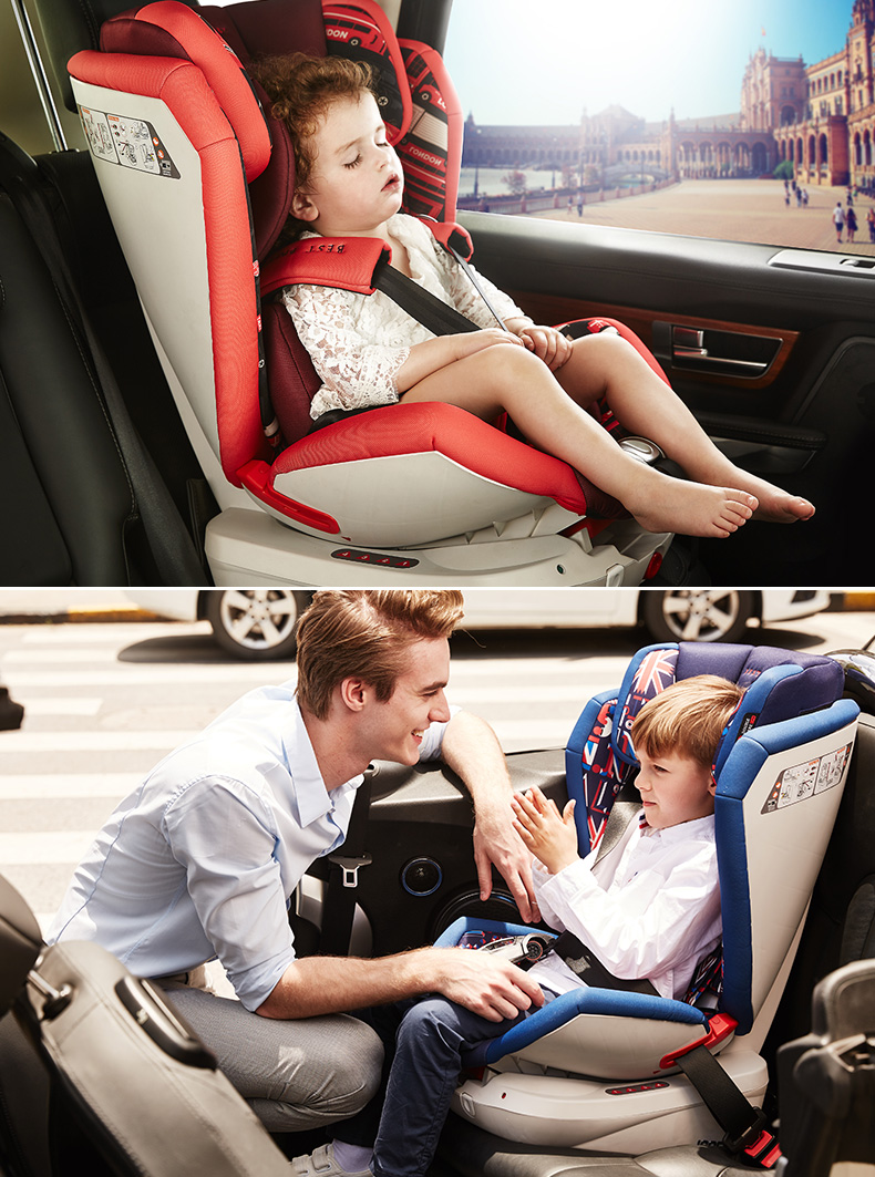 佰佳斯特best baby婴儿童安全座椅isofix硬接口9个月-12岁宝宝汽车安全座椅 BBC-Q7 蓝调布鲁斯
