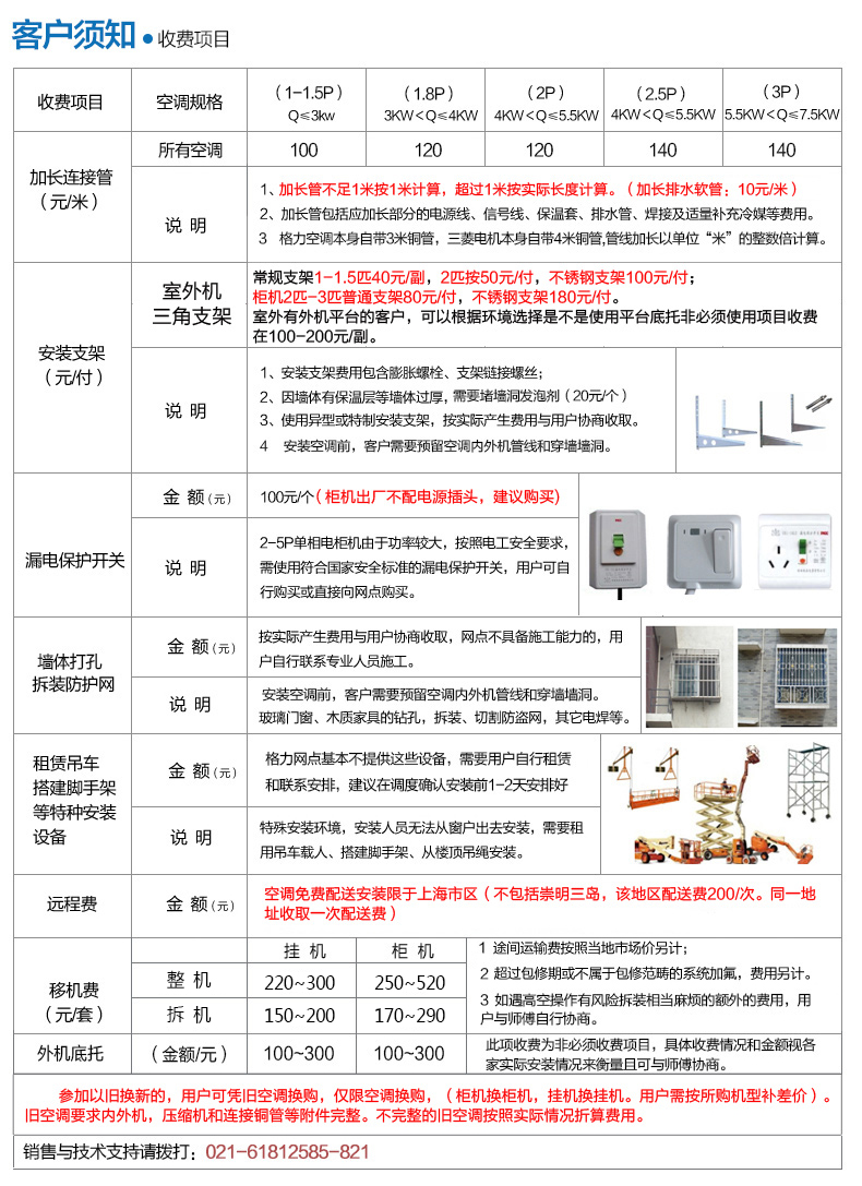 GREE格力 绿嘉园系列 2匹 挂壁式3级能效定频