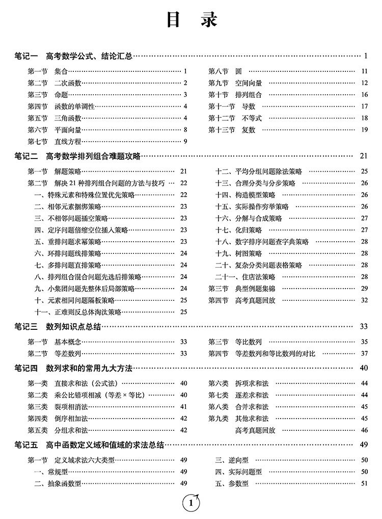 《2016高考状元提分笔记理科全套 数学语文英