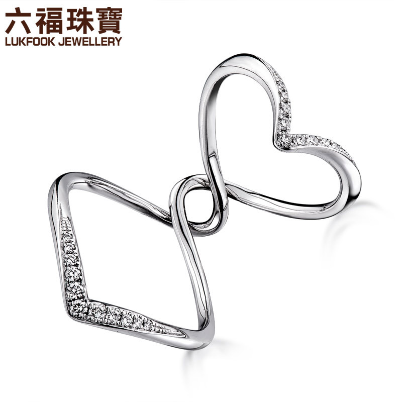 【六福珠宝旗舰店戒指】六福珠宝 18K金Daily