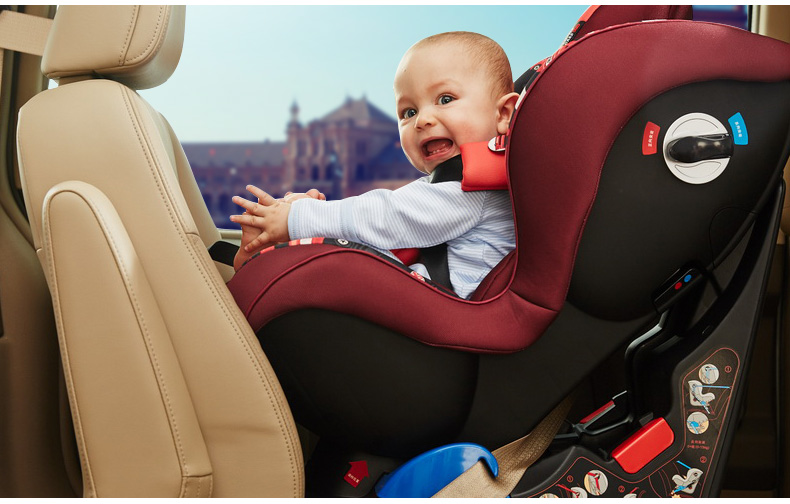 佰佳斯特儿童安全座椅汽车用0-4岁卡罗塔宝宝婴儿坐椅 LB393 舒适版红色
