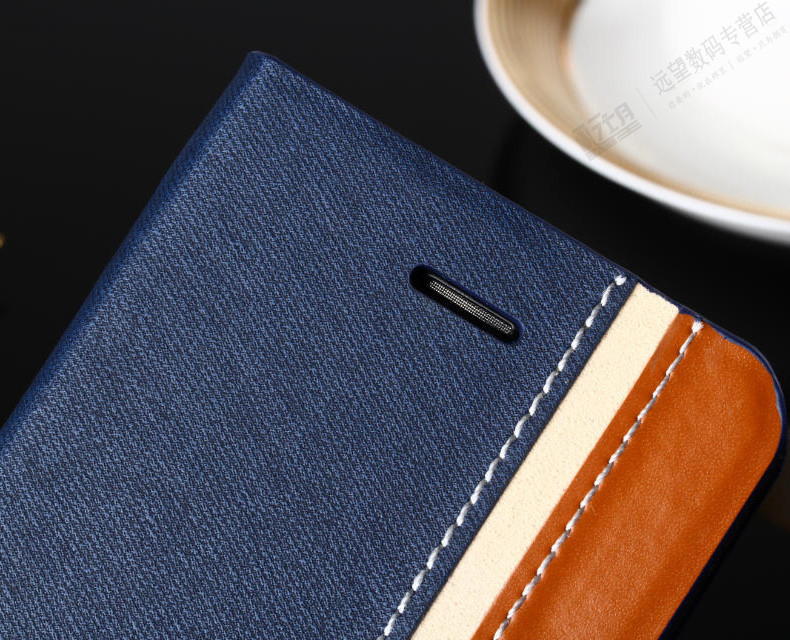 【远望数码】苹果6plus手机壳 撞色皮套 苹果6