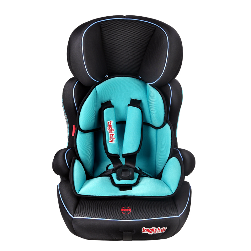 童佳贝贝 TJ603苏宁独家 汽车儿童安全座椅 9KG-36KG （9个月-12岁）天蓝色