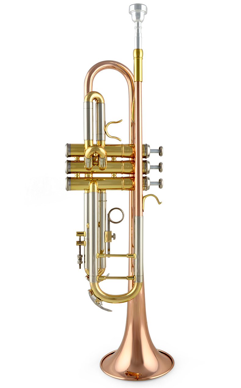 爵士朗(jazzor)管乐器小号 金音小号磷铜喇叭口 白铜变音管jytr-m300g