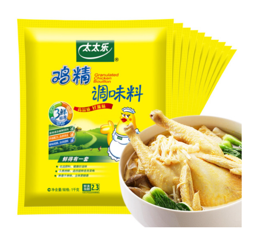 ccsm太太乐三鲜鸡精1千克10袋整箱鸡精调味品调味料炒菜汤料