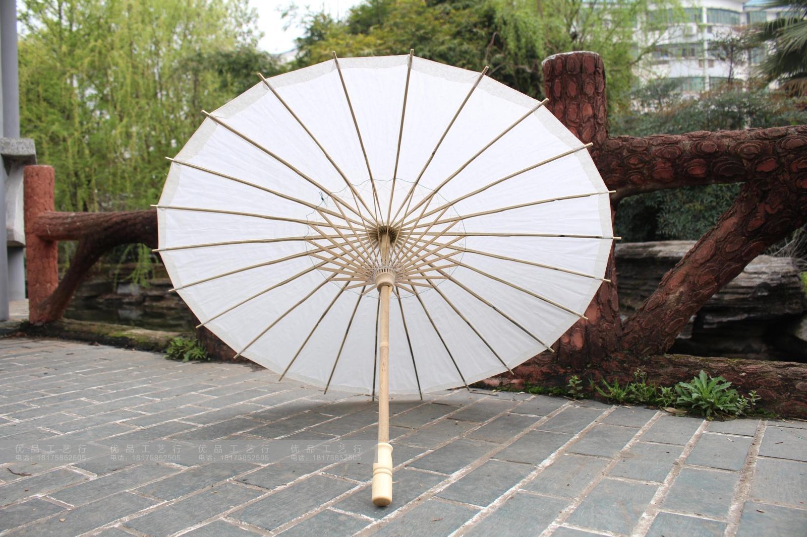 古风cos红白樱花油纸伞直径110