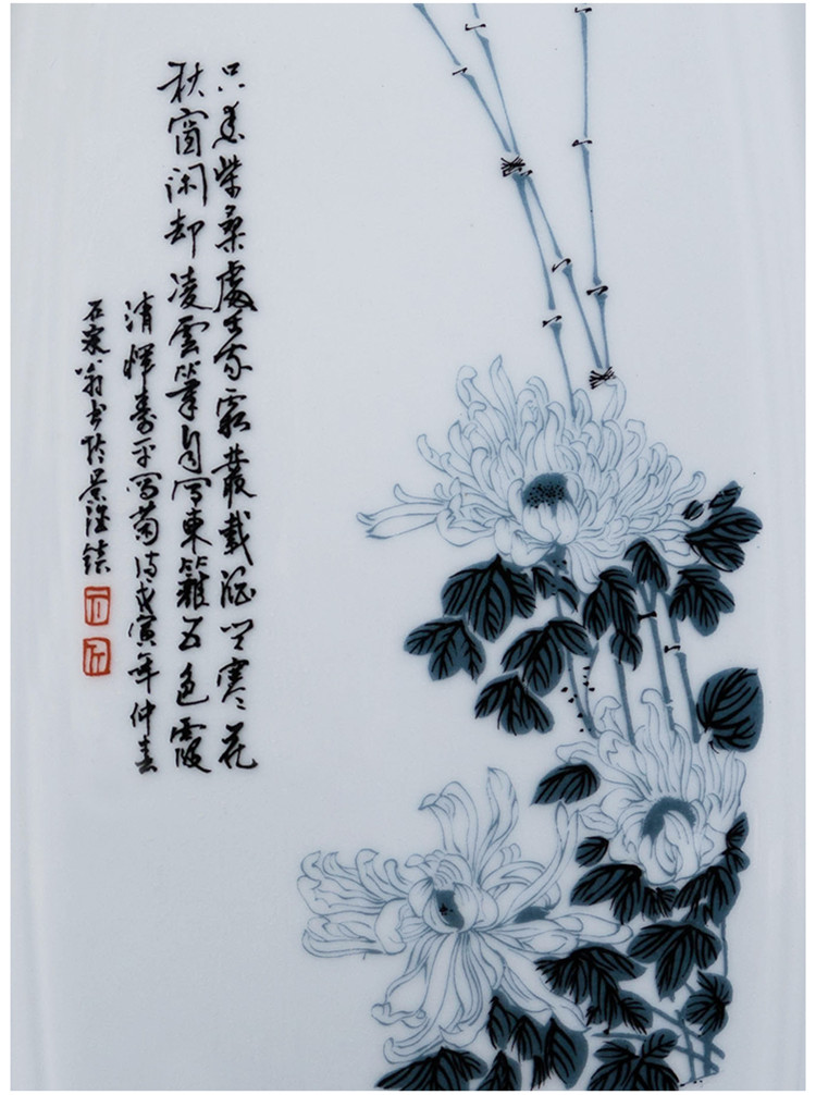 惠恩(huien)装饰摆件 新款景德镇陶瓷创意富贵竹花瓶插花摆件现代新